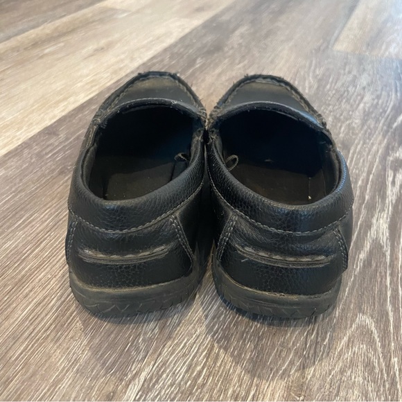 PERRY ELLIS Toddler Boys Black Faux Leather Loafers Size 12 - Picture 3 of 8